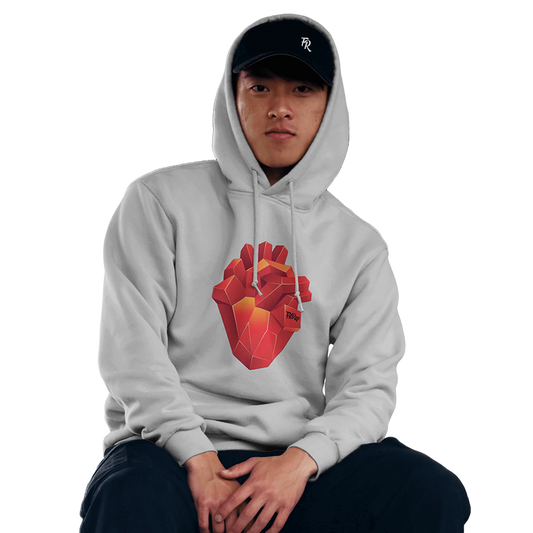 FitRep CUSTOM - HEART Throb - Men's Gym Hoodie - Love theme - Fitrep