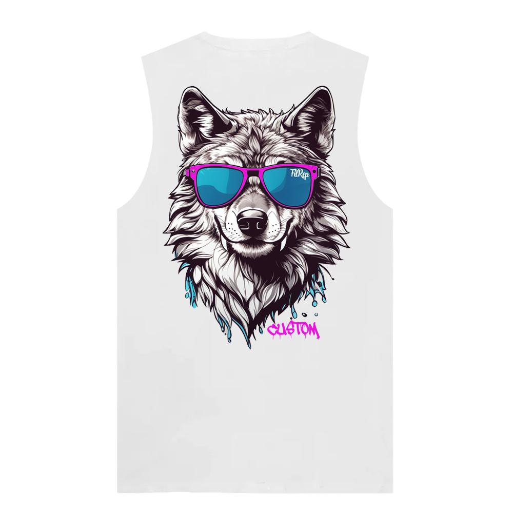 FitRep CUSTOM - WEARwolf - Men's Gym Vest - Wolf theme - Fitrep