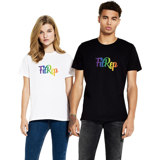 FitRep Originals - Unisex Eco Rainbow Tee - Fitrep